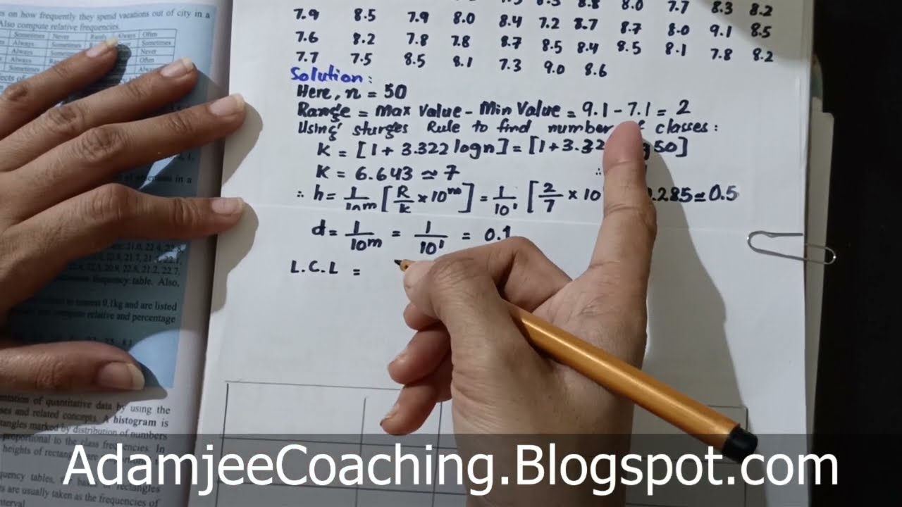 NEW Math 10th Exercise 22.1 Q.11 | BASIS STATISTICS | FREQUENCY DISTRIBUTION |