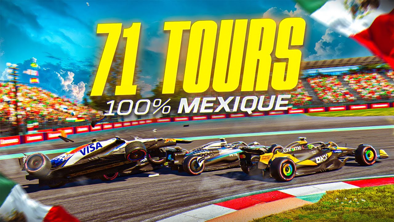 IMPOSSIBLE DE PASSER LE 1ER VIRAGE SANS CRASH - 100% Mexique F1 25