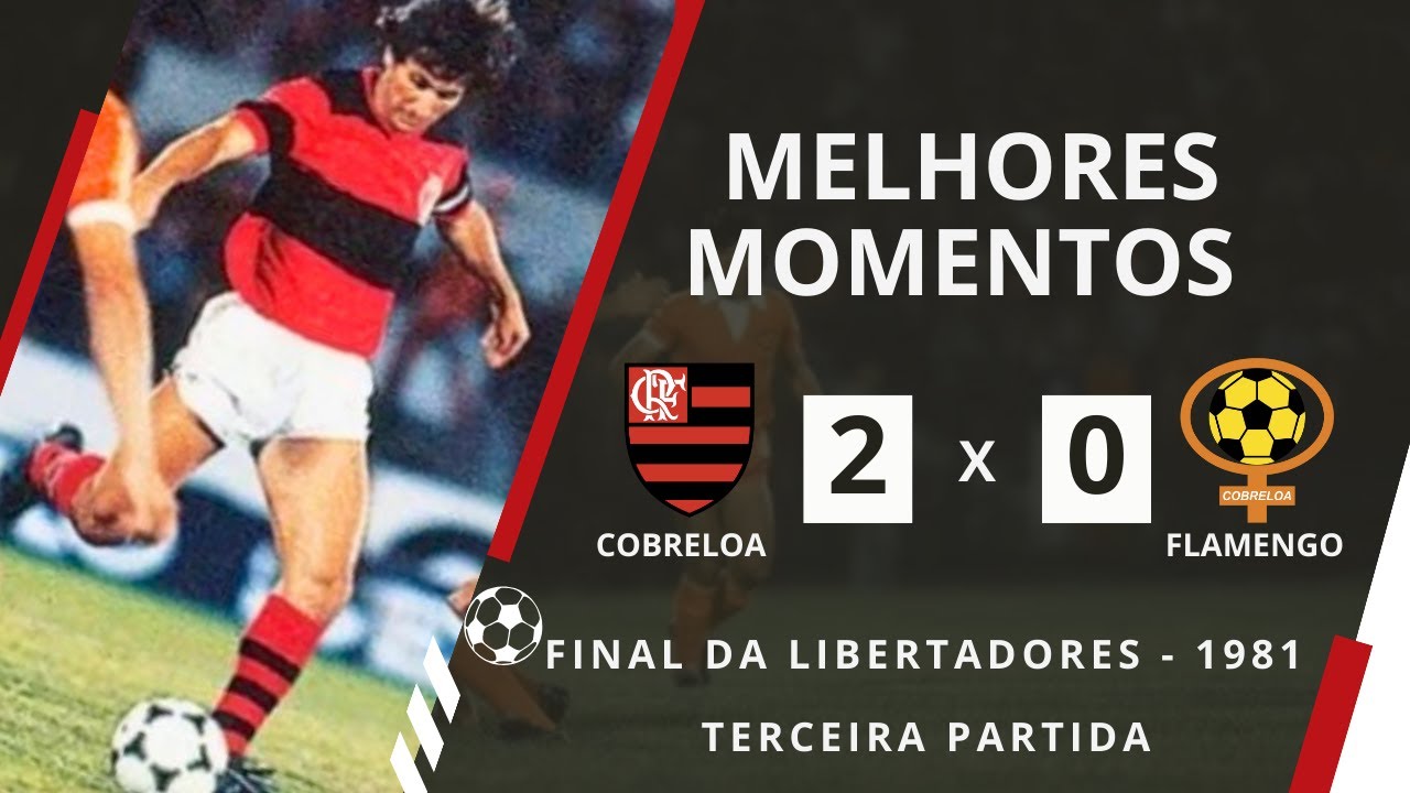 Flamengo 2x0 Cobreloa | Final da Libertadores 1981 | Melhores Momentos