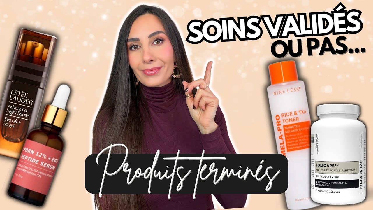 🌟 LES SOINS QUI ONT AMÉLIORÉ MA PEAU (soins utilisés jusqu’au bout)