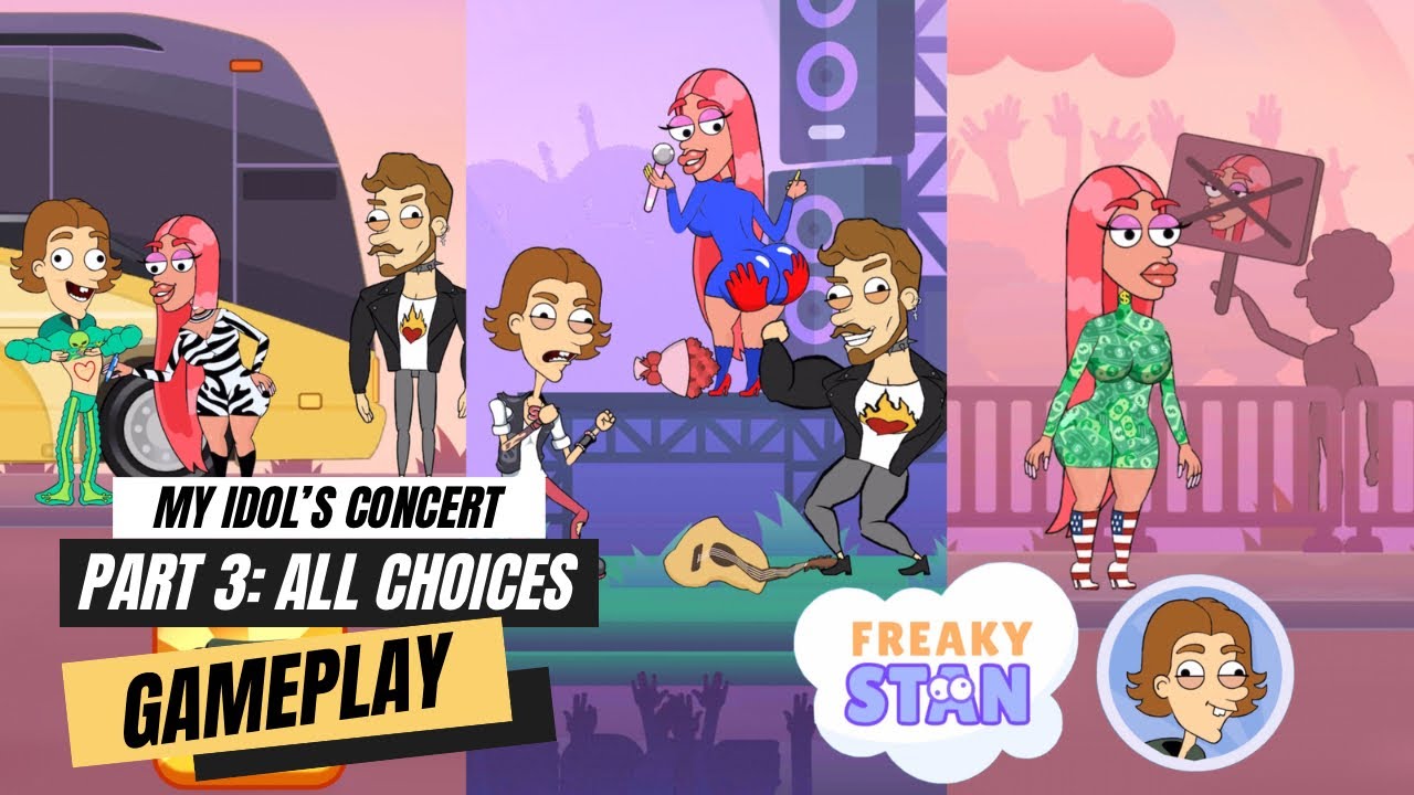 Finally, He's Going to his Idol's Concert! Freaky Stan Gameplay Walkthrough Part 3