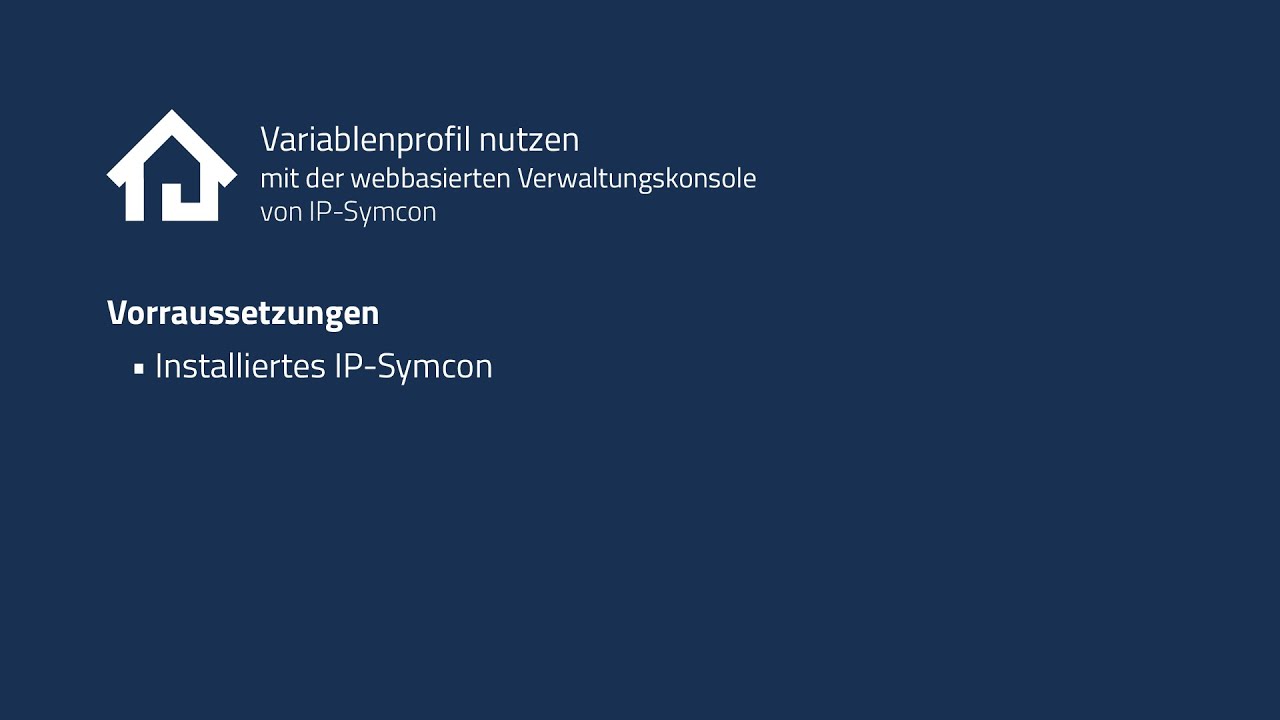 In IP-Symcon Variablenprofile nutzen
