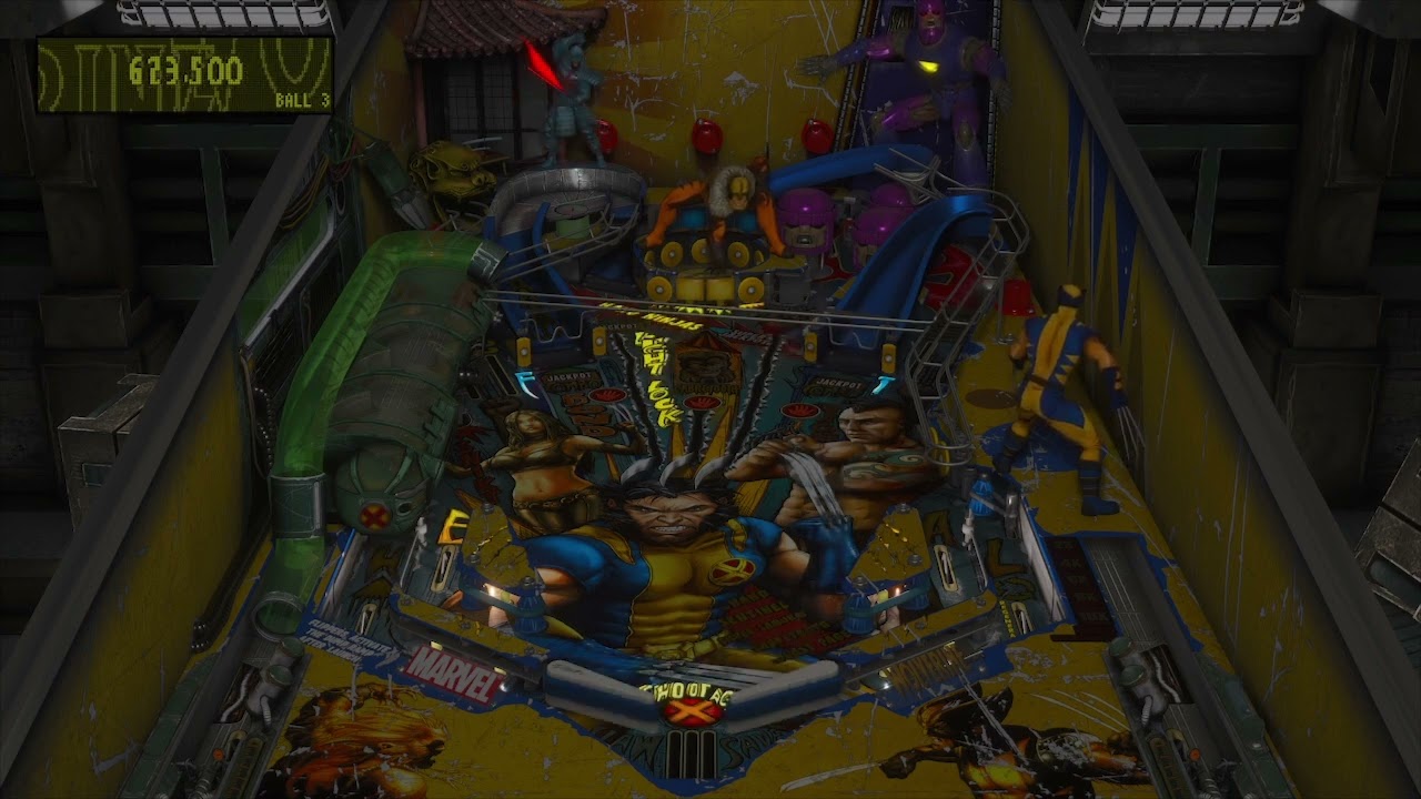Wolverine balls | Crimsonscarf plays PinballFX(xbox)