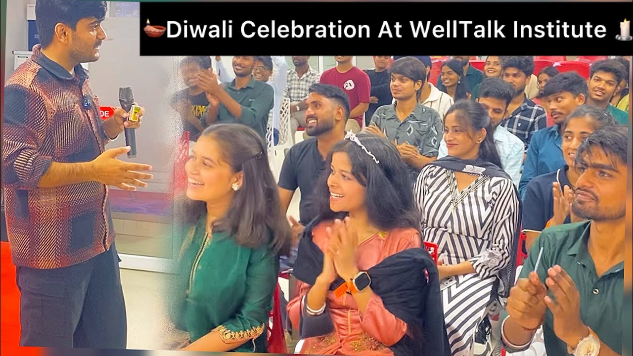 🪔Diwali celebration at WellTalk Institute 😍 LUCKNOW #youtubers #vlogger #happydiwali 