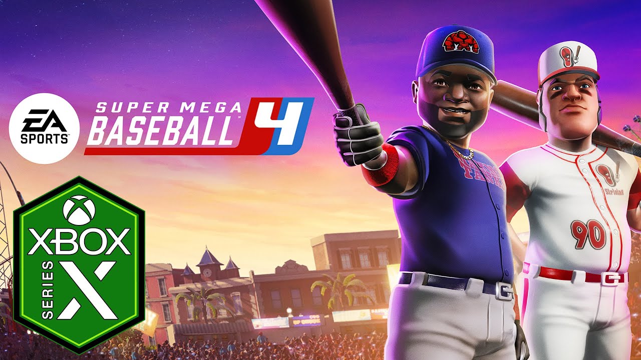 Обзор игрового процесса Super Mega Baseball 4 Xbox Series X [Оптимизировано] [Xbox Game Pass]