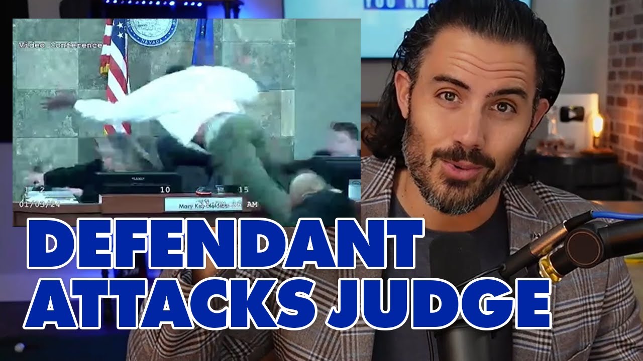 LIVE! Real Lawyer Reacts: Judge Attacked by Defendant at Sentencing Hearing&hellip; What Went Wrong?