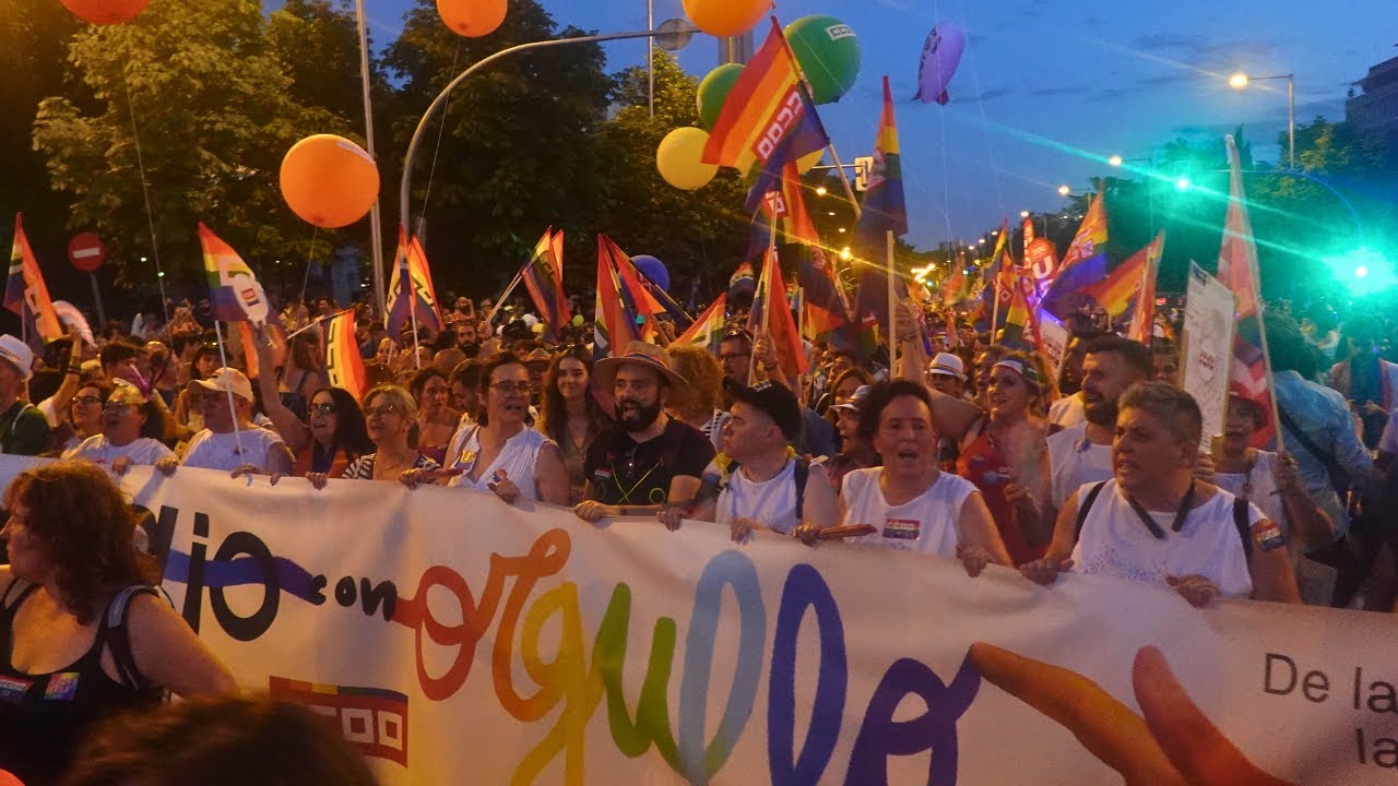 Madrid Spain Gay Pride Is The Biggest