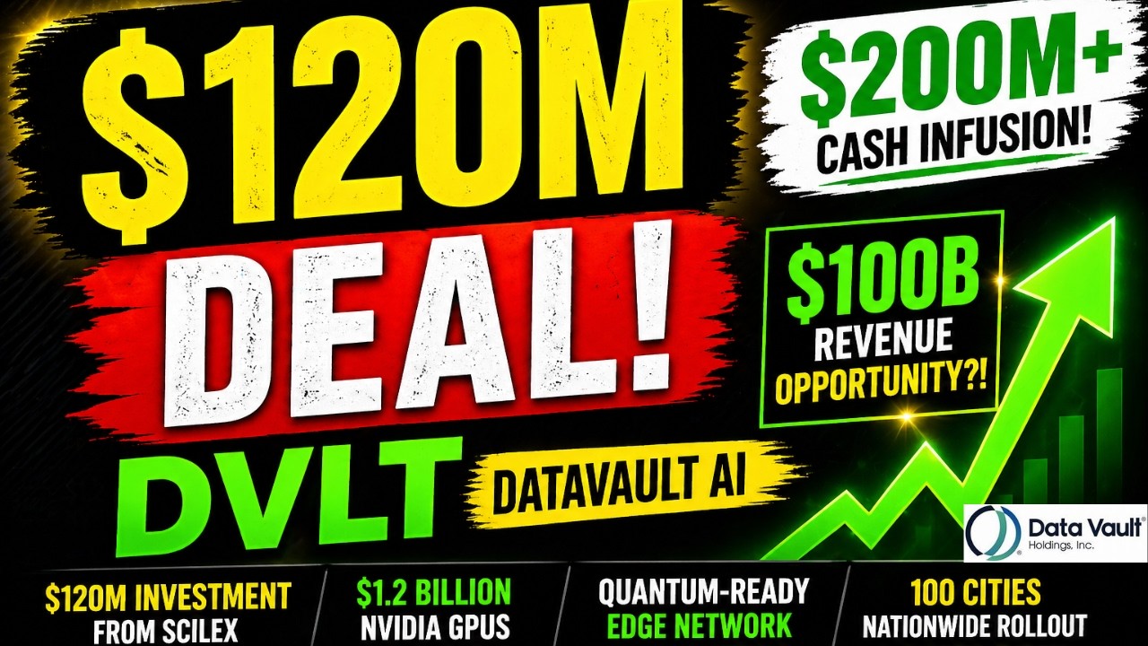Datavault AI (DVLT) HUGE $120M DEAL 🚀 $200M Cash + $100B Opportunity?!