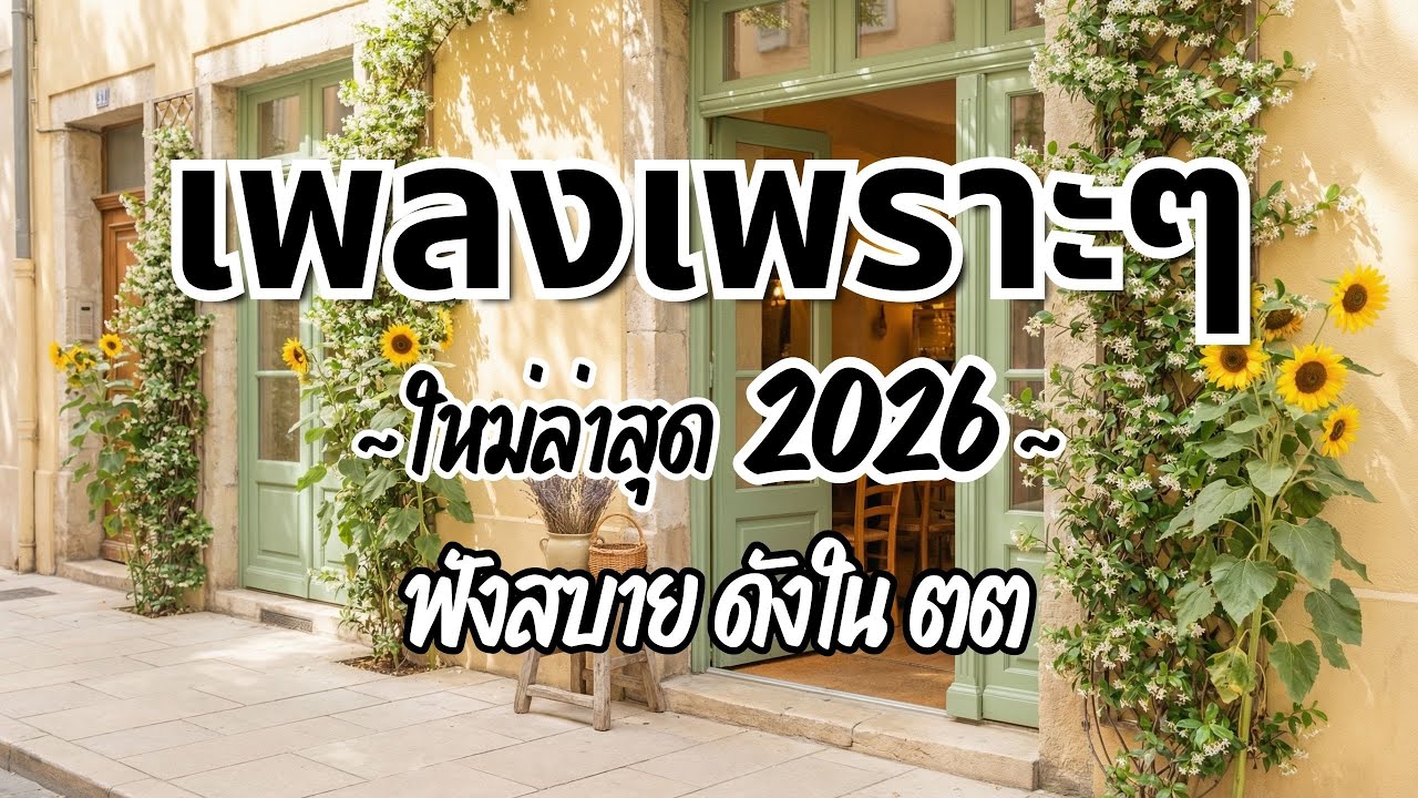 รวมเพลงไทยเพราะๆ ฟังสบาย 2026 (Vol.72)🍃ฟังตอนทำงาน/อ่านหนังสือ(ไม่มีโฆษณาคั่น) Pancake Music Station