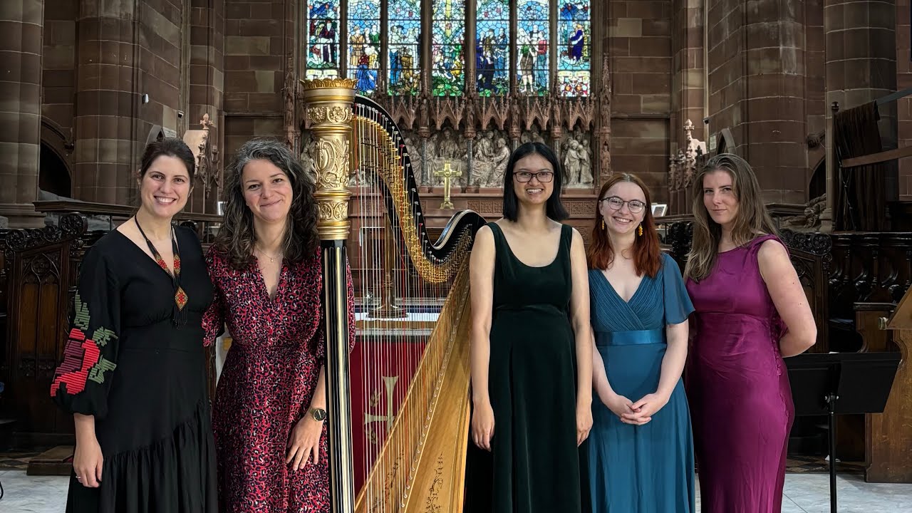 Benefit concert for Ukraine with the RBC harp class