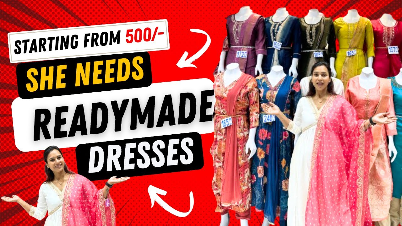 She needs లో అదిరిపోయే Readymade DRESSES||Trendy Collections||@swapnavaitla ||#youtube #sheneeds