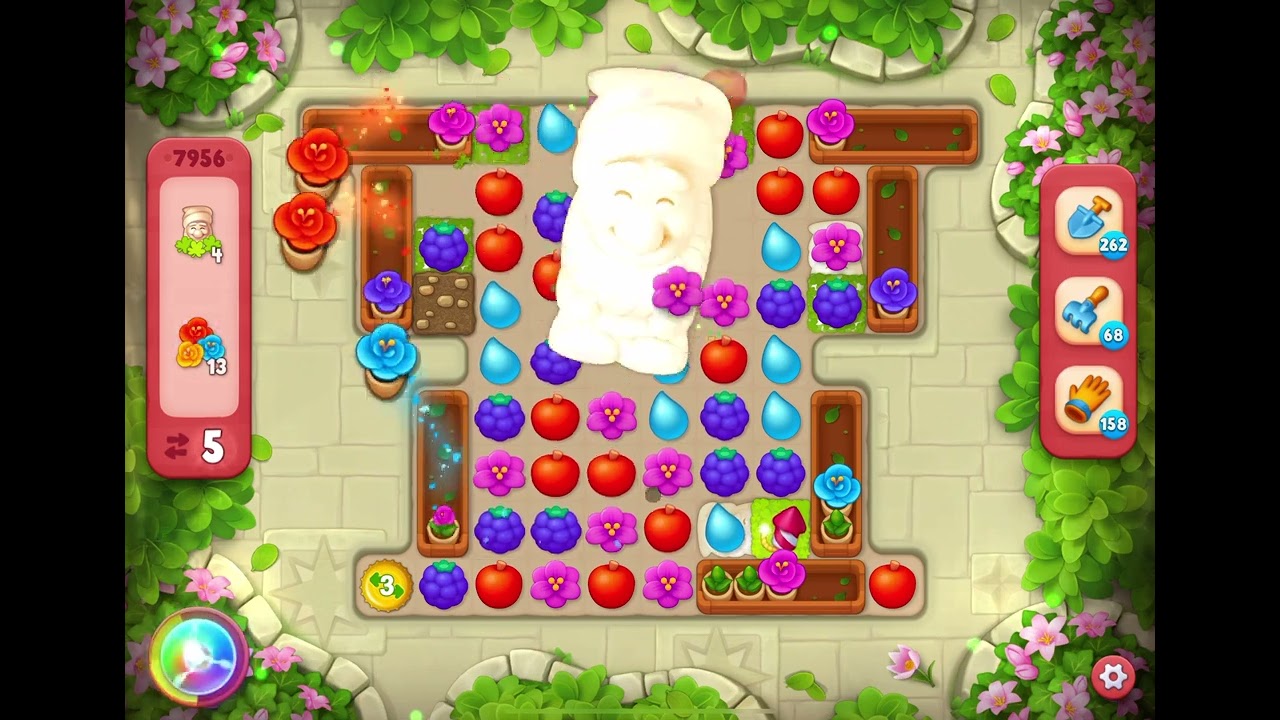 GardenScapes Level 7956 no boosters