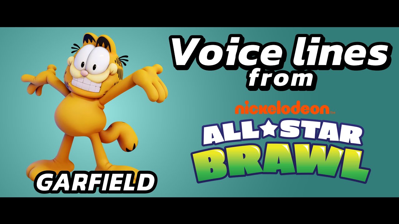 Garfield - Voice Lines from Nickelodeon All-Star Brawl