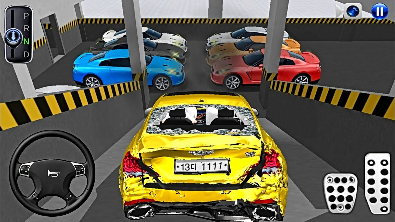 New Crashed car Stuck in Parking Garage - 3D Driving Class 2026 - 3D Driving Class - Car Game