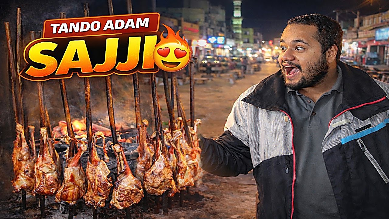 Riding from Hyderabad to Tando Adam for Sajji 😍 | Food Vlog