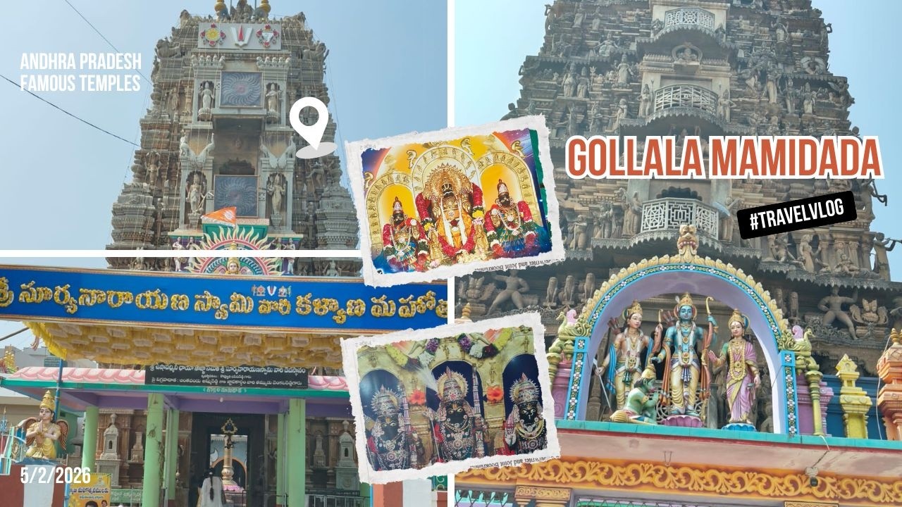 Gollala Mamidada Temples 😍 | Surya Narayana Swamy & Ramalayam | Addala Mandapam