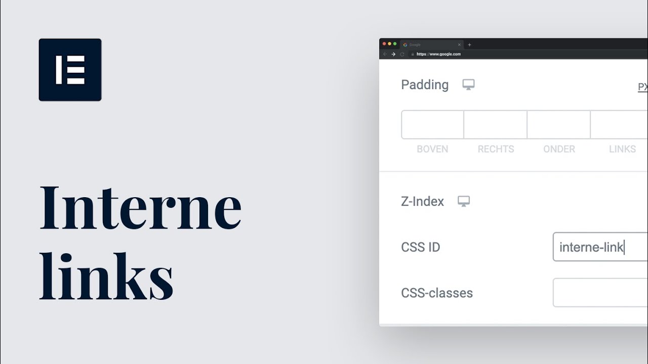 Interne links toevoegen in Elementor in 3 minuten