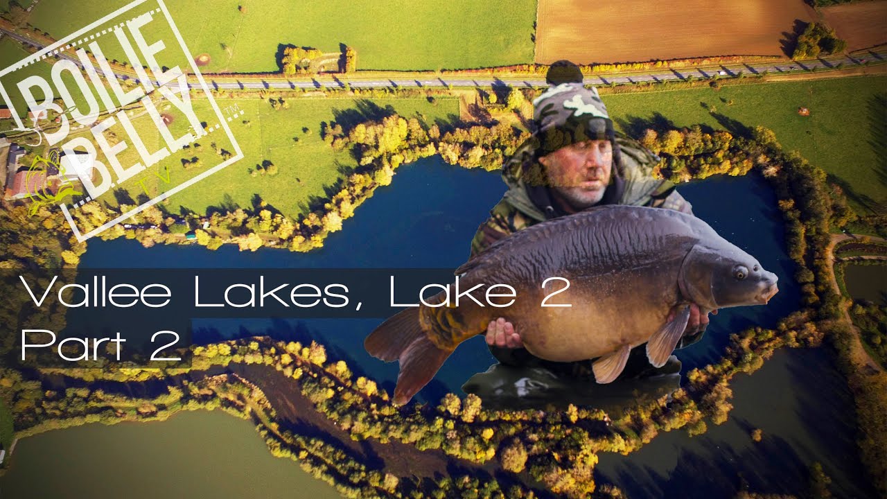Carp fishing at Vallee Lakes lake 2, Part 2 of 2
