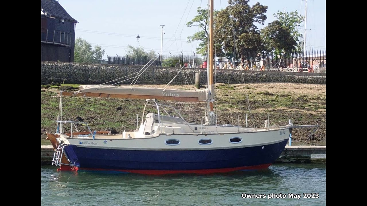 Yarmouth 23 GRP gaff cutter for sale