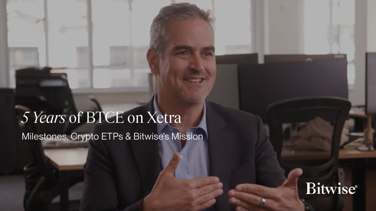 5 Years of BTCE on Xetra: Milestones, Crypto ETPs & Bitwise's Mission | Bitwise