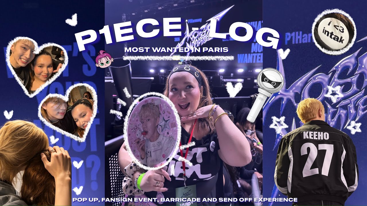 [P1ECE-LOG] MOST WANTED IN PARIS, barricade + send off & fansign event at Fnac 👾w/ English subtitles