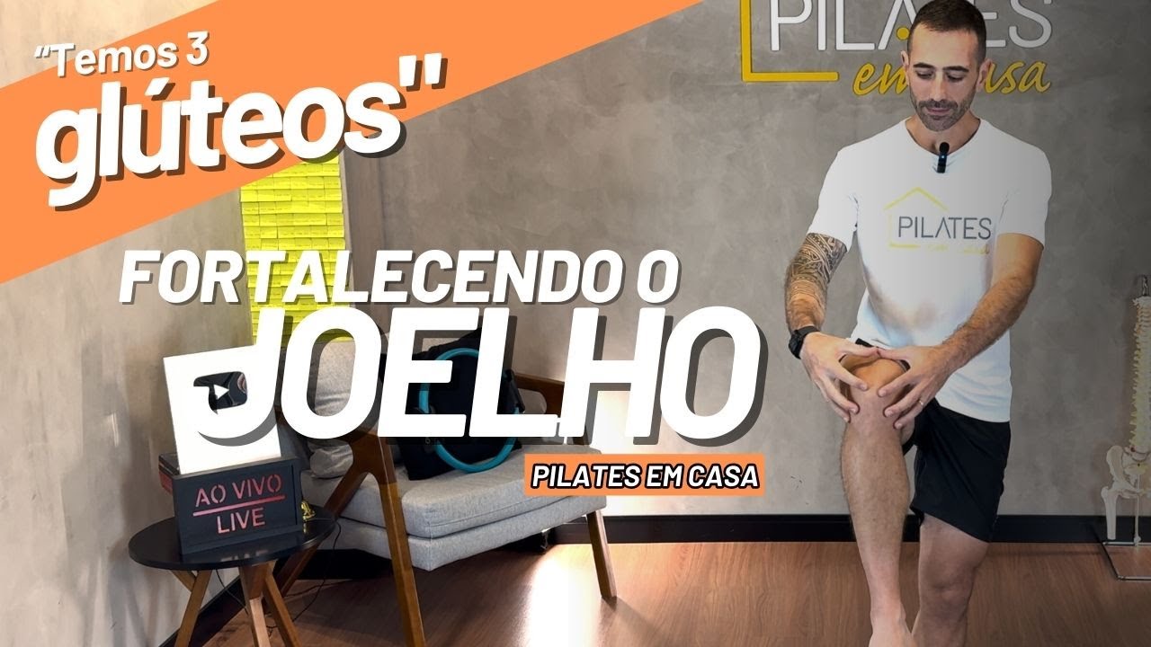 Fortalecendo o JOELHO com Pilates em Casa | Prof. Dr. Renan Pozzi