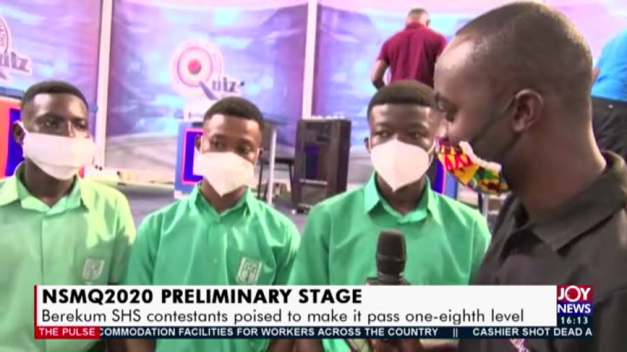 NSMQ2020 Prelim. Stage: Berekum SHS contestants poised to make it pass one-eighth level (14-9-20)