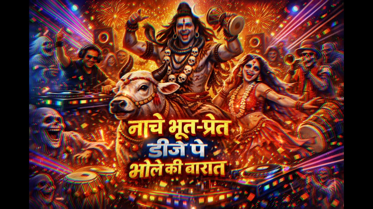 नाचे भूत-प्रेत डीजे पे 👻 | Bhole Ki Baraat DJ Mix | Shivratri Dance Anthem 2026