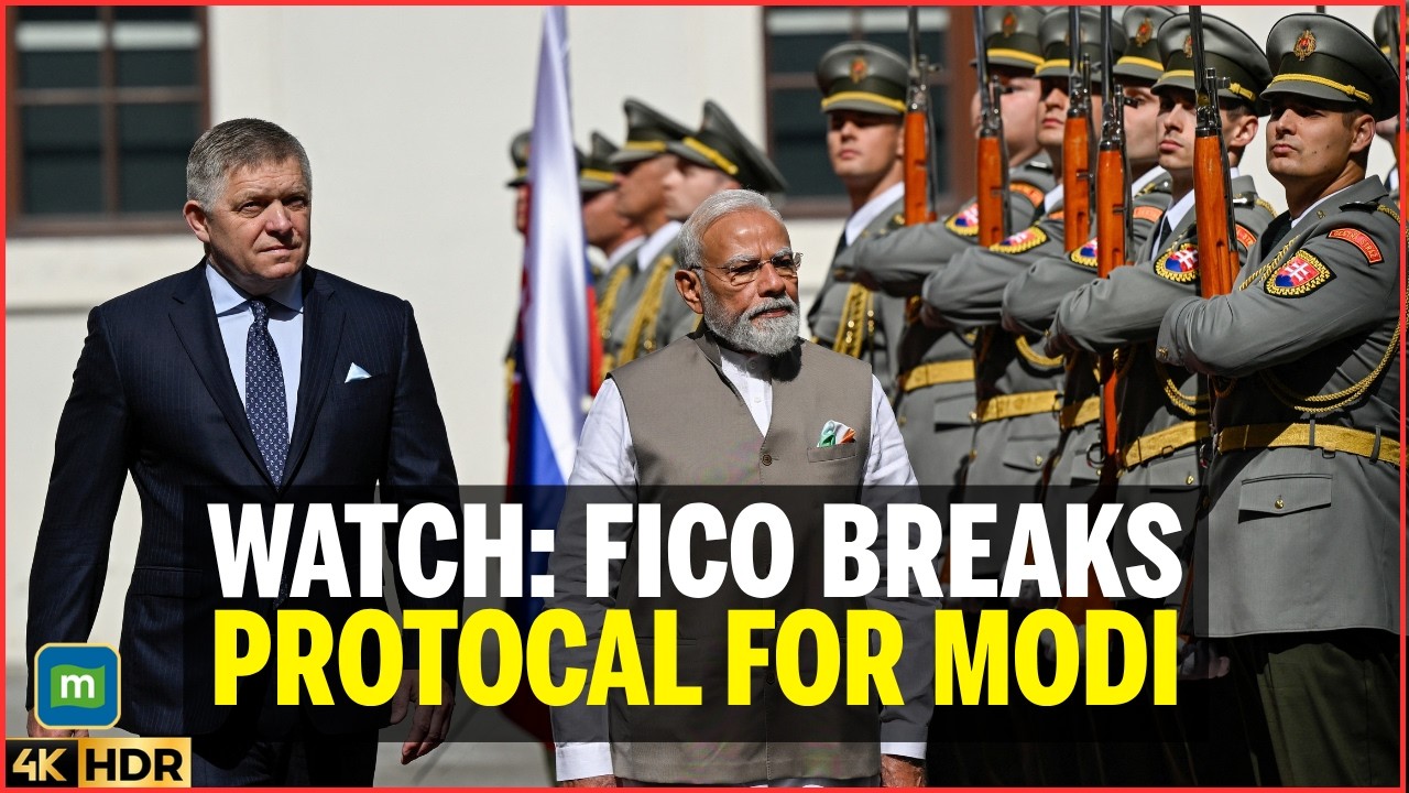 WATCH: PM MODI RECEIVES Grand Military Welcome At Bratislava Castle, Slovakia! | Fico Hails Modi
