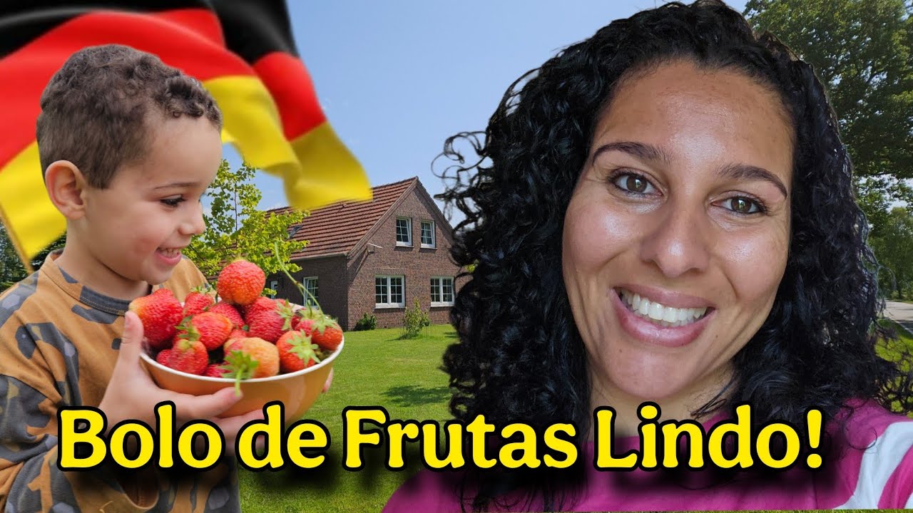 Vejam as frutas que plantamos na Alemanha! | Pé de avelã  e  Receita de bolo