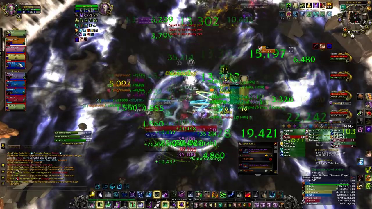Tauri WoW - Nonsense Team 2 - Siege of Orgrimmar 10 Heroic - Fallen Protectors - Resto Druid POV