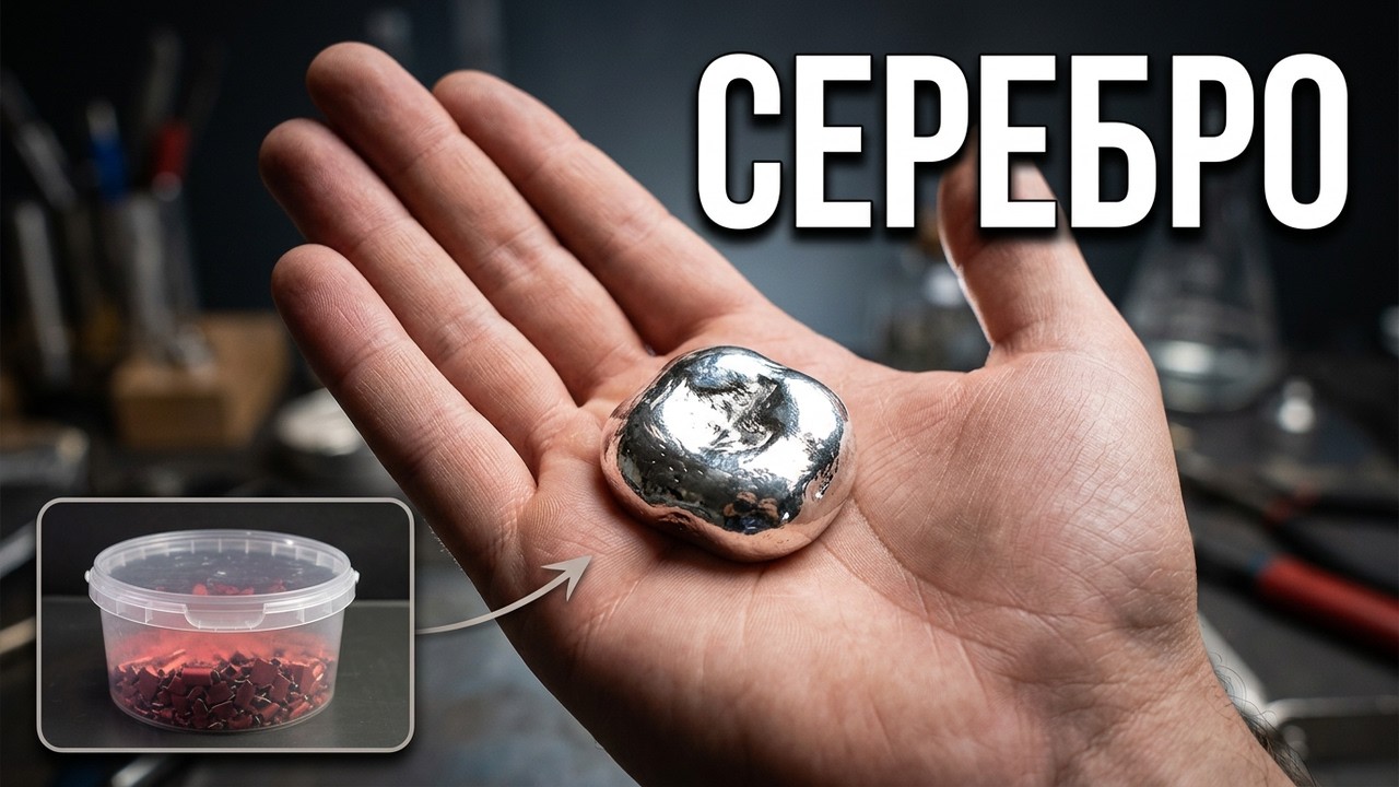 Серебро из конденсаторов КЛС ( 1000 грамм )