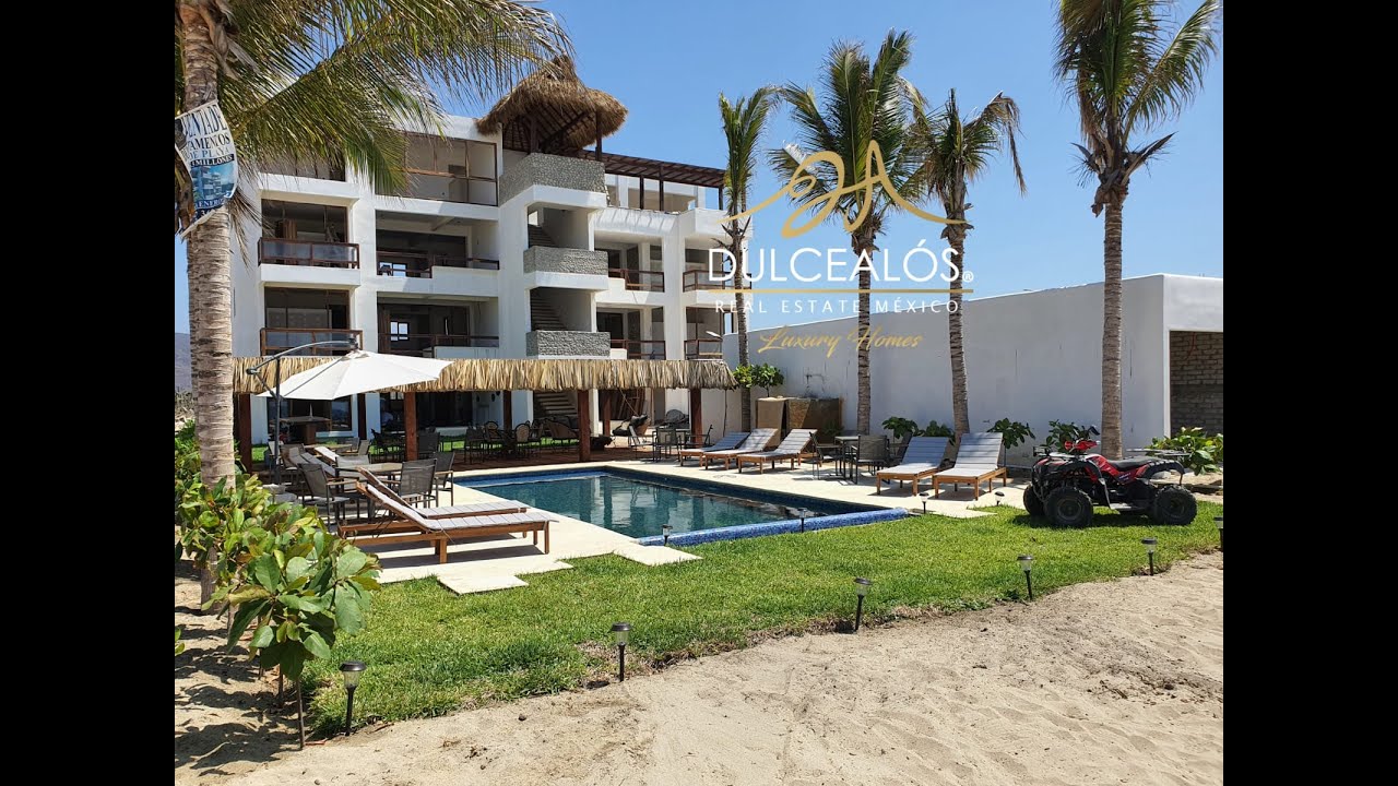 VENTA DEPTOS PUERTO ESCONDIDO $7'000,000.00 MXN FRENTE AL MAR PLAYA PALMARITO
