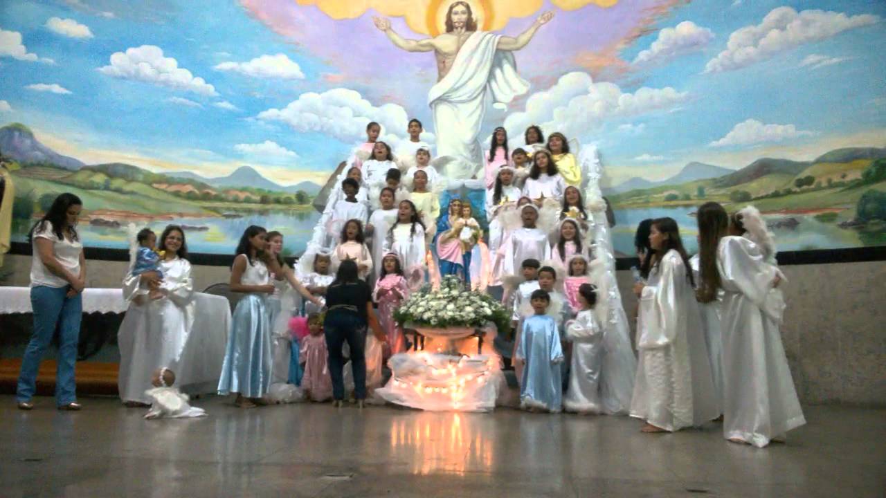 Coroação de Nossa Senhora do Sagrado Coração. Paróquia Santa Teresinha. Paul