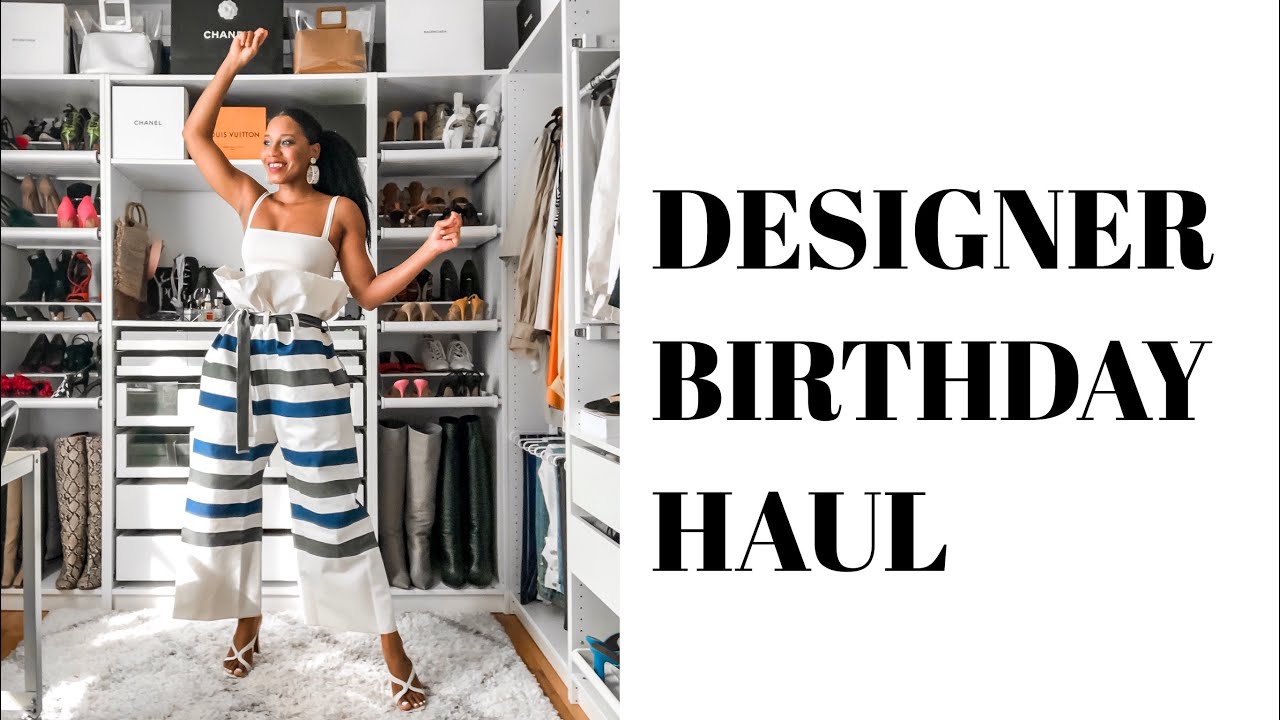 MY DESIGNER BIRTHDAY HAUL + TRY ON | MONROE STEELE