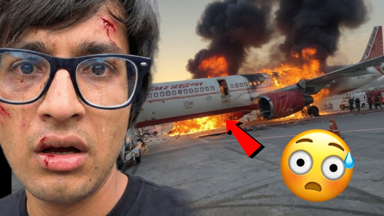 Flight Crash 😭 Avantika Aur Sourav 😧 Marte Marte Bache 😱 @souravjvlogs #souravjoshivlogs