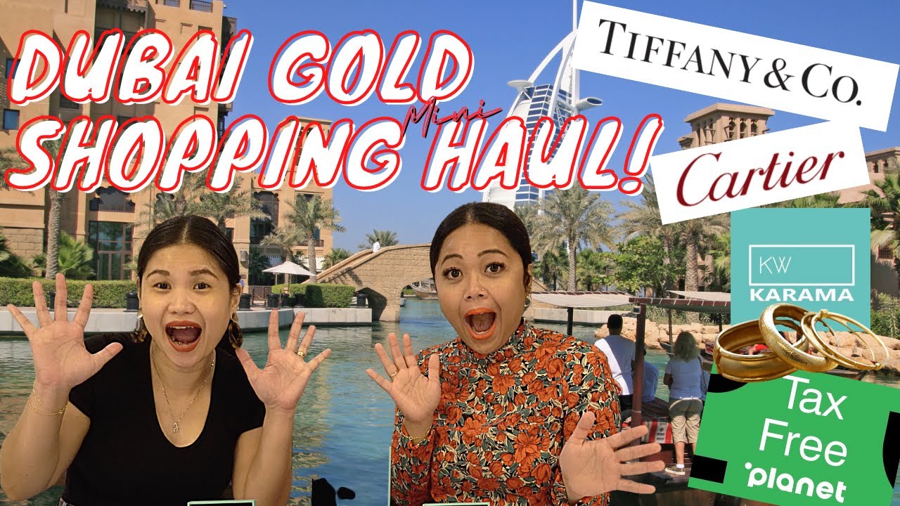 How Much Gold I Purchased In Dubai | Tiffany | Cartier | Mini Shopping Haul