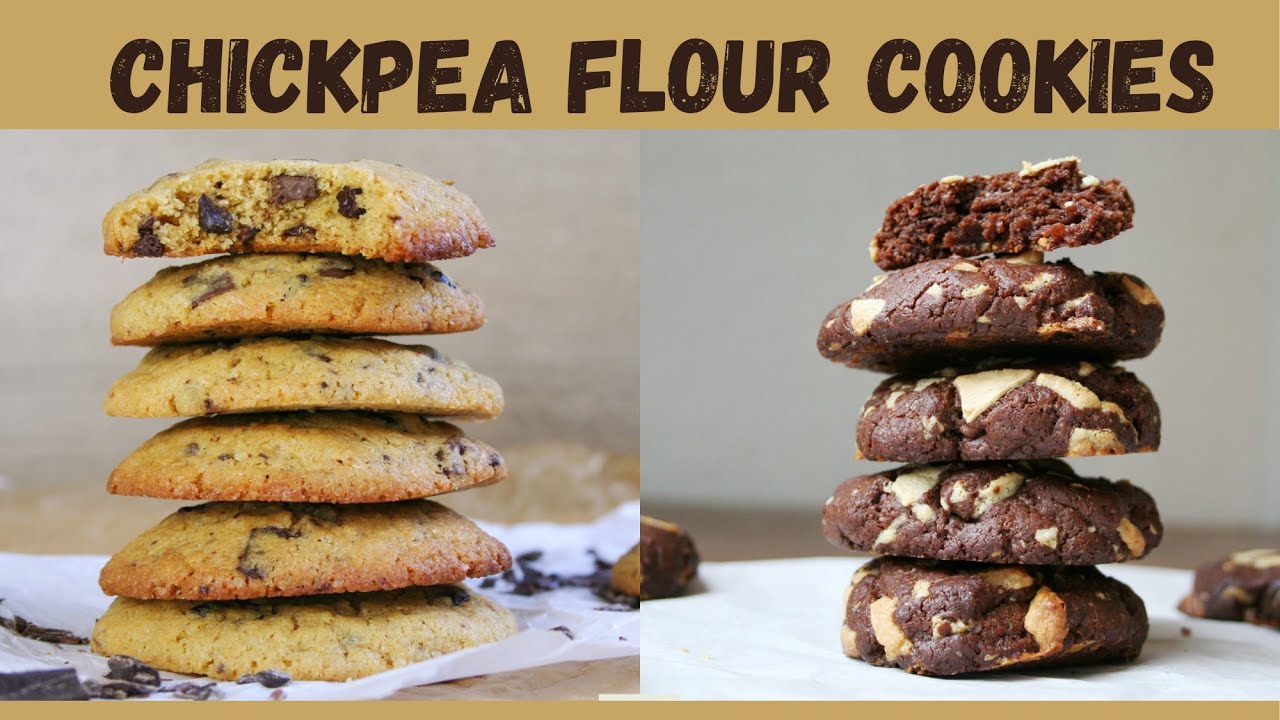 Chickpea flourless cookies🍪2 Ways🍪High Protein,Gluten Free, Grain Free Cookies