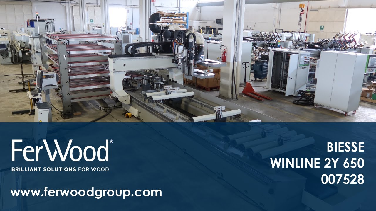 Centro di lavoro a 5 assi in azione - BIESSE WINLINE 2Y 1650  - Ferwoodgroup - 007528