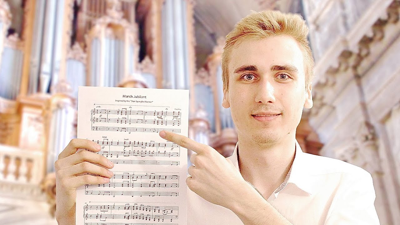 MARCH JUBILANT + Sheet Music (Cavaill&eacute;-Coll Organ, Nancy - Hauptwerk, Piotr Grabowski)