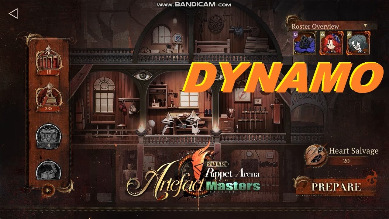 Reverse: 1999 | Puppet Arena - Artefact Masters [Using Dynamo team]