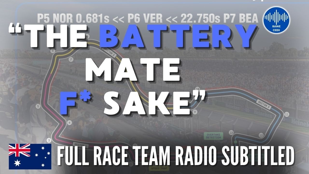 This is super frustrating to drive - Verstappen Full Team Radio Australian GP 2026