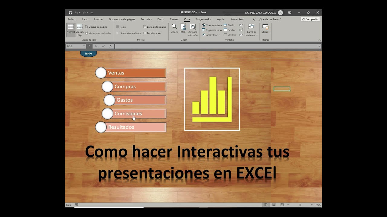 Como Hacer Presentaciones Geniales bonitas y profesionales En Excel
