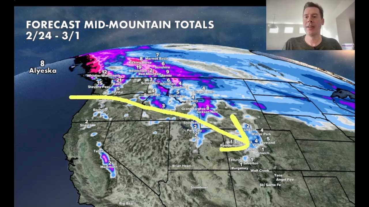 Mountain Weather Update 2/21, Meteorologist Chris Tomer