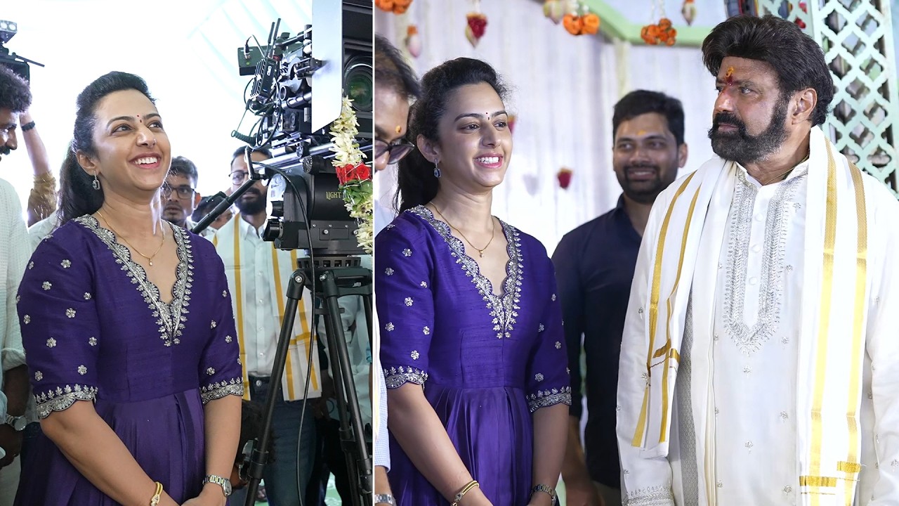 Balakrishna's Daughter Tejaswini Nandamuri Exclusive Visulas @ #NBK112 Movie Opening
