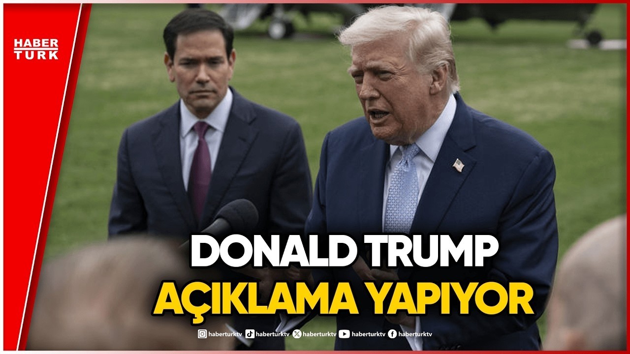 #CANLI - ABD Başkanı Donald Trump, Beyaz Saray'da a&ccedil;ıklamalarda bulunuyor.