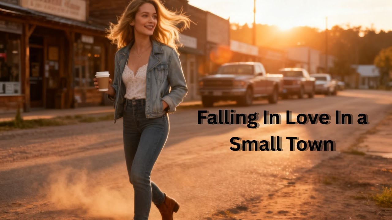 Tasha B - Falling in Love in a Small Town | Contemporary Country Love Song (Lyric Video)
