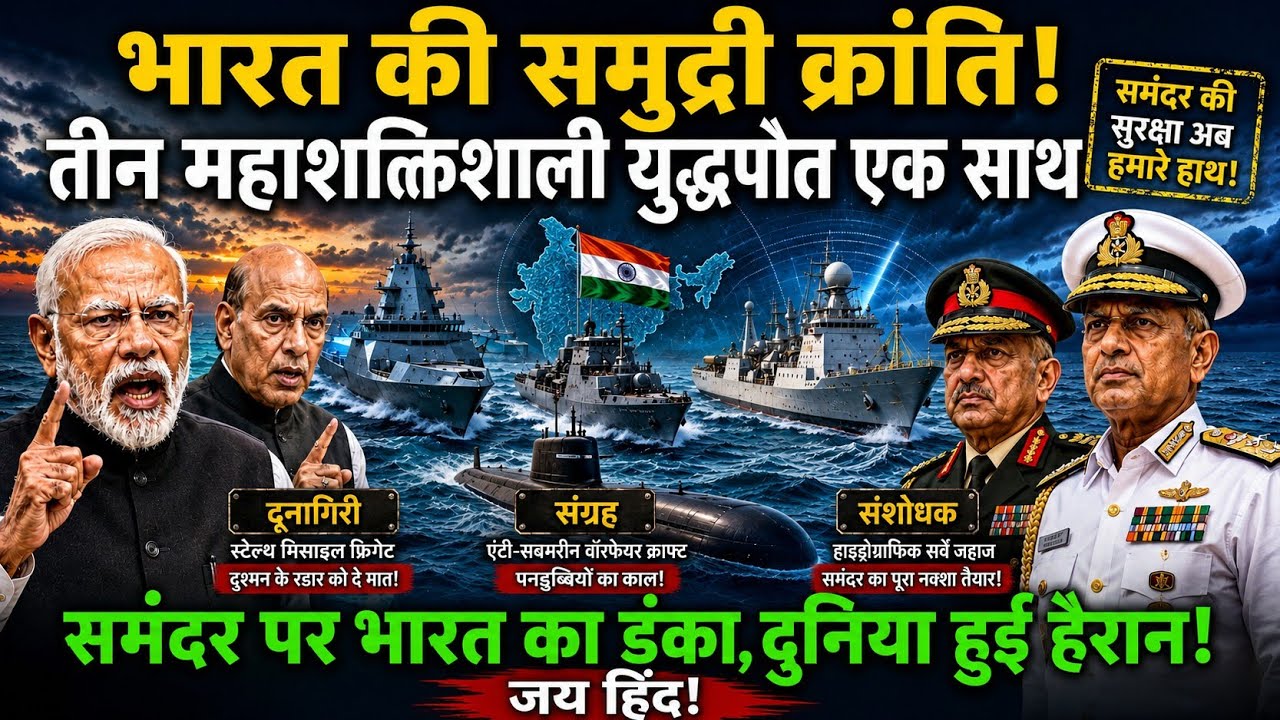 India&rsquo;s Secret Naval Power Revealed!  3 Indigenous Warships That Can Change the Indian Ocean Forever