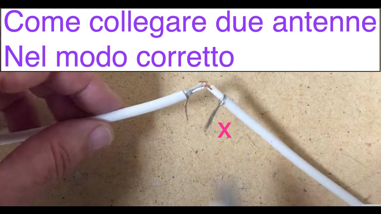 Errori da evitare quando si giuntano cavi antenna tv