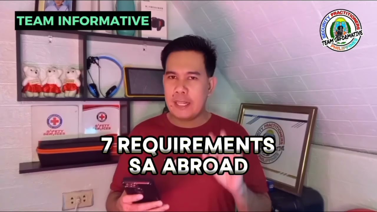 7- REQUIREMENTS FOR ABROAD | KUNG MERON KA NITO PWEDI KANA MAG ABROAD!